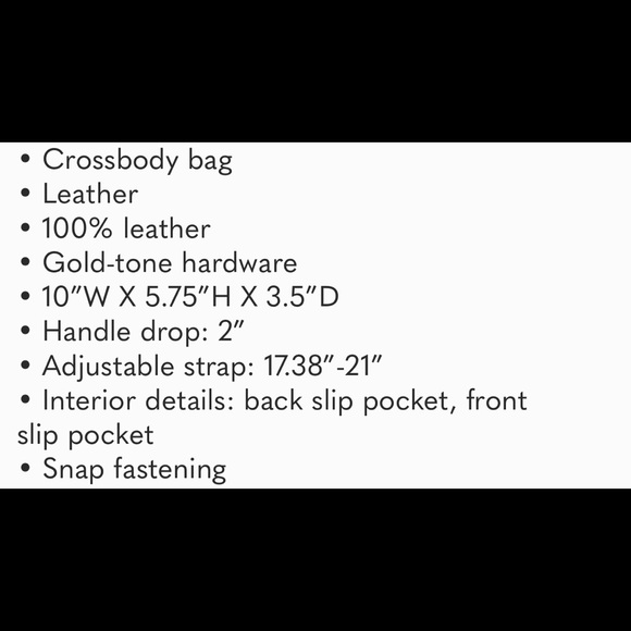 Michael Kors Medium Leather Crossbody Bag, - Picture 6 of 6